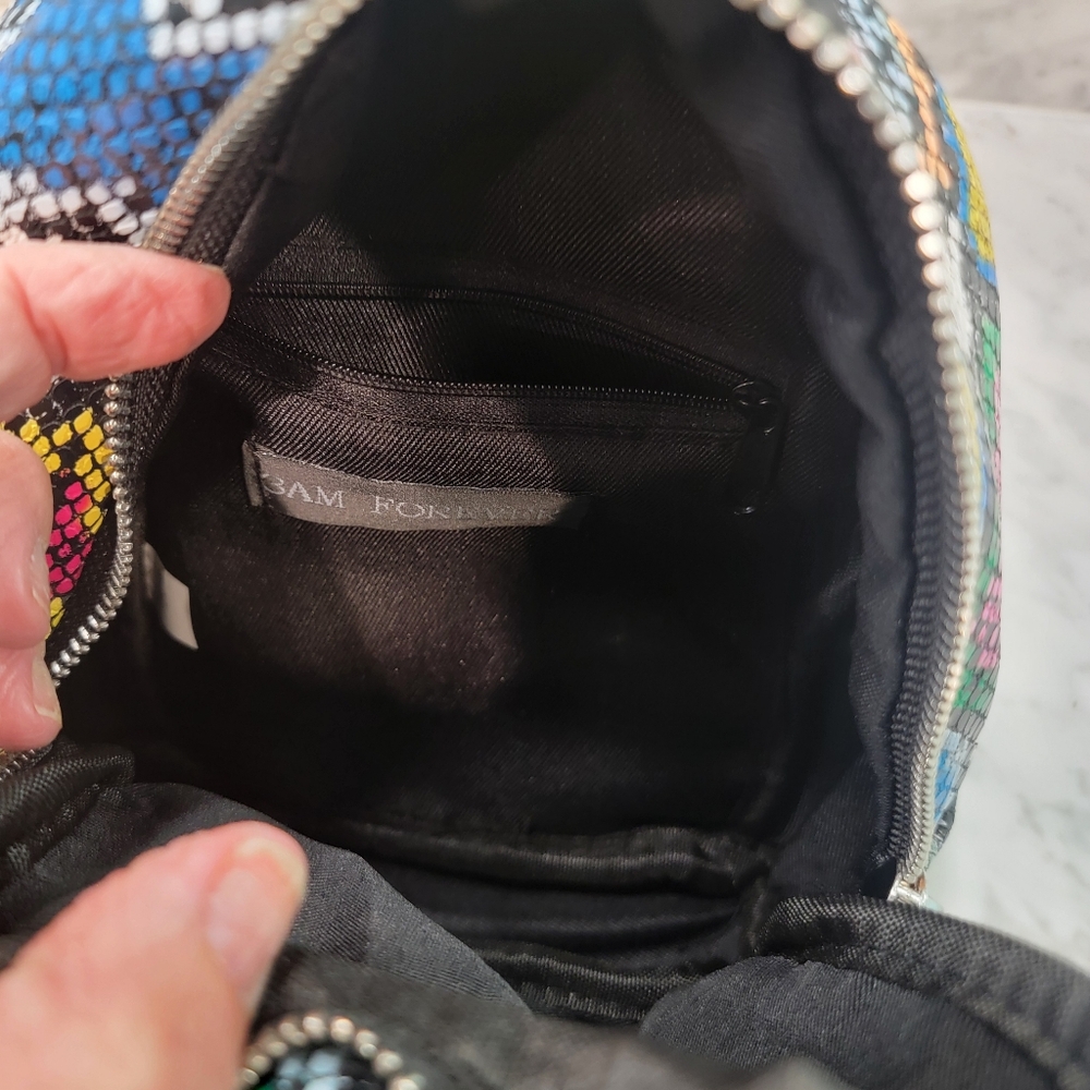 Multicolor Snake Print Backpack - Picture 7 of 7